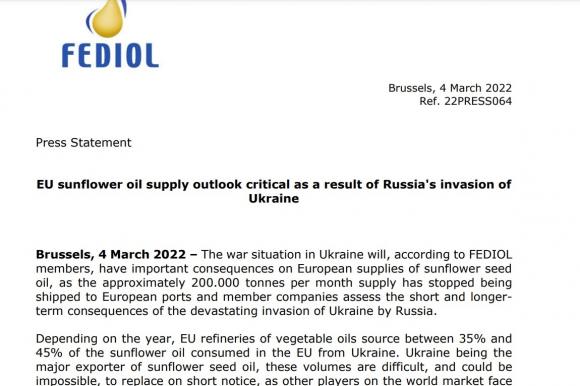 За колко време ще свърши олиото в ЕС при продължаваща война в Украйна