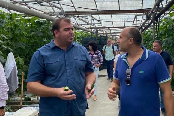 Среща на Гечев с производители на оранжерийни зеленчуци