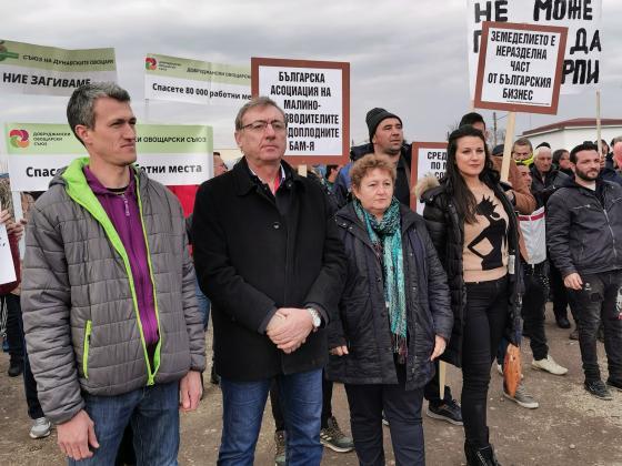 Фермери от чувствителните сектори - на мирен протест в Русе