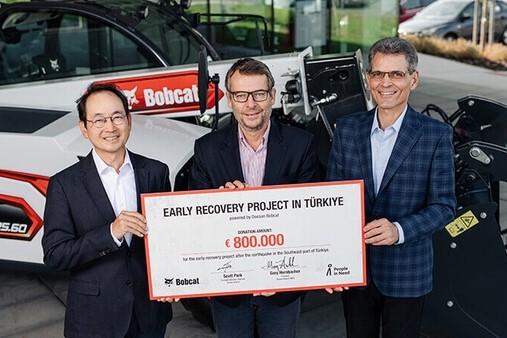 Bobcat помогна за възстановяването на 553 предприятия пострадали от земетресението в Турция